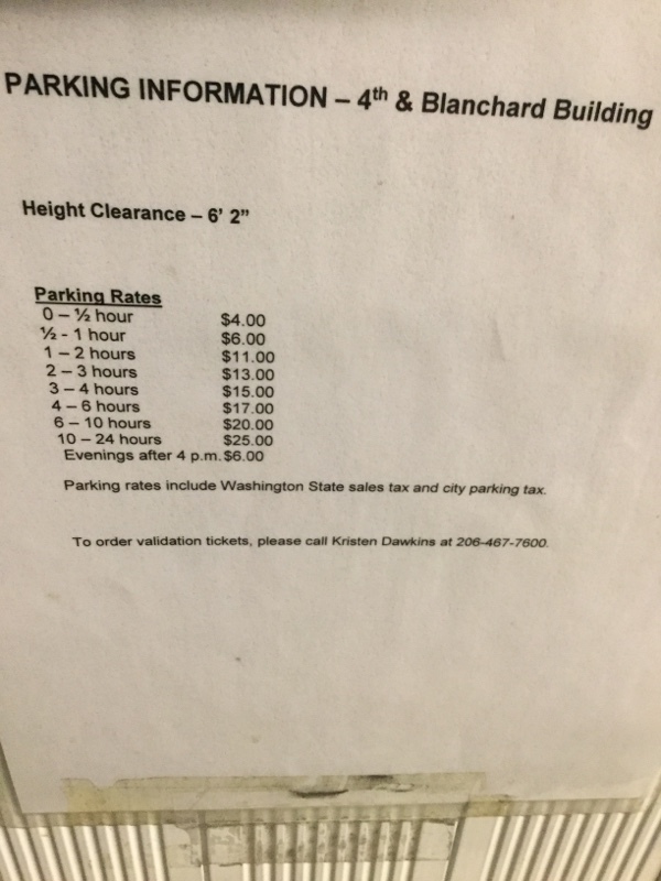 Street view of 4th and Blanchard Building
