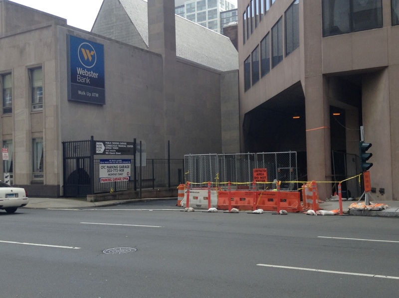 Street view of CT Financial Center Garage