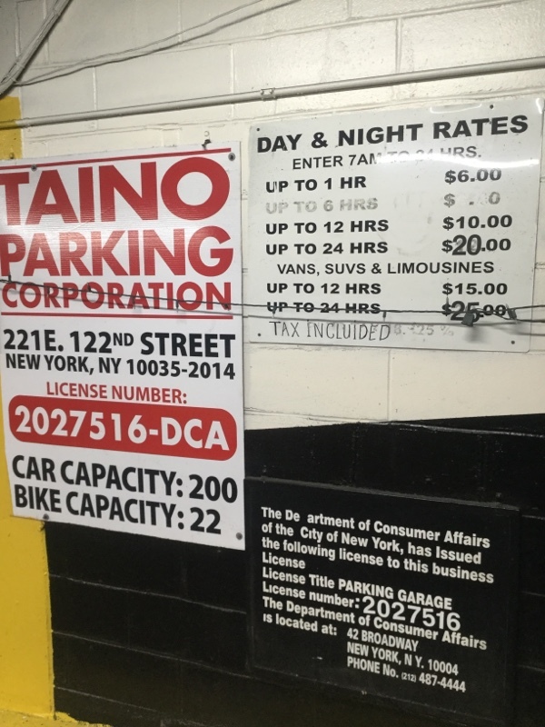 Street view of Taino Towers Garage Corp.