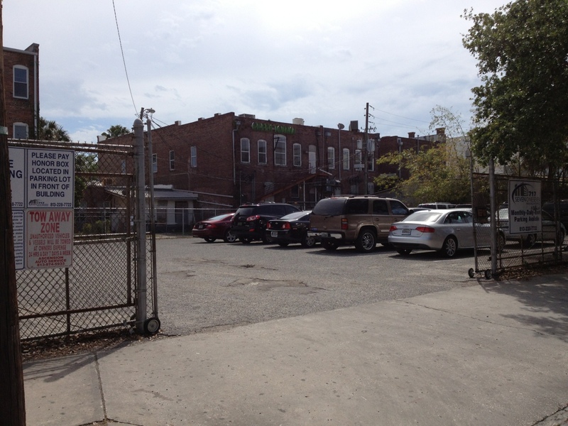 Street view of E 8th Ave Lot