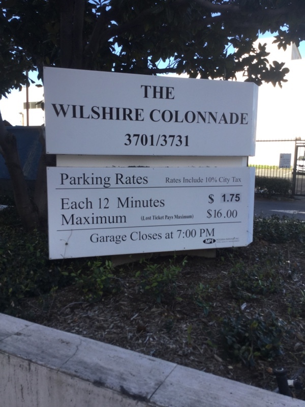 Street view of The Wilshire Colonade