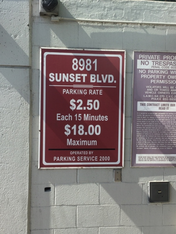 Street view of 8981 W Sunset Blvd Garage