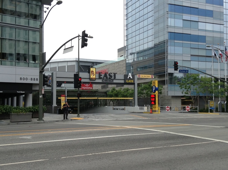 Street view of East Garage (Gate A)