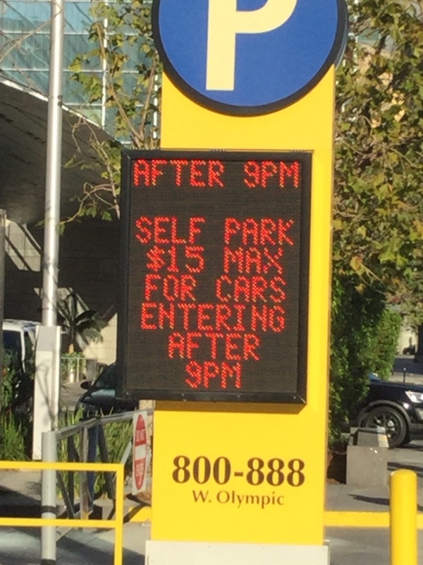Street view of East Garage (Gate A)