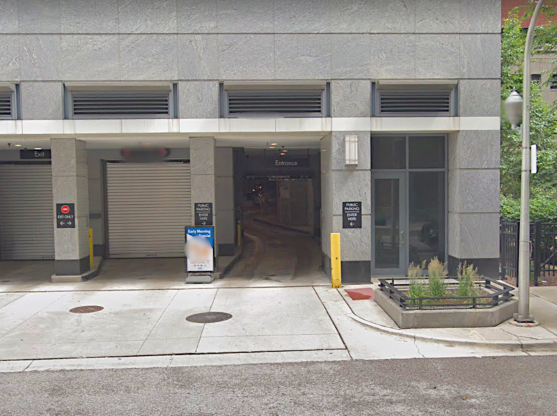 Street view of 160 E. 13th St. Garage