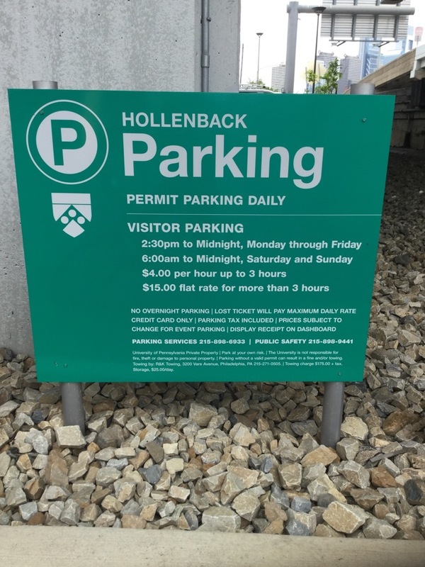 Street view of Hollenback Lot