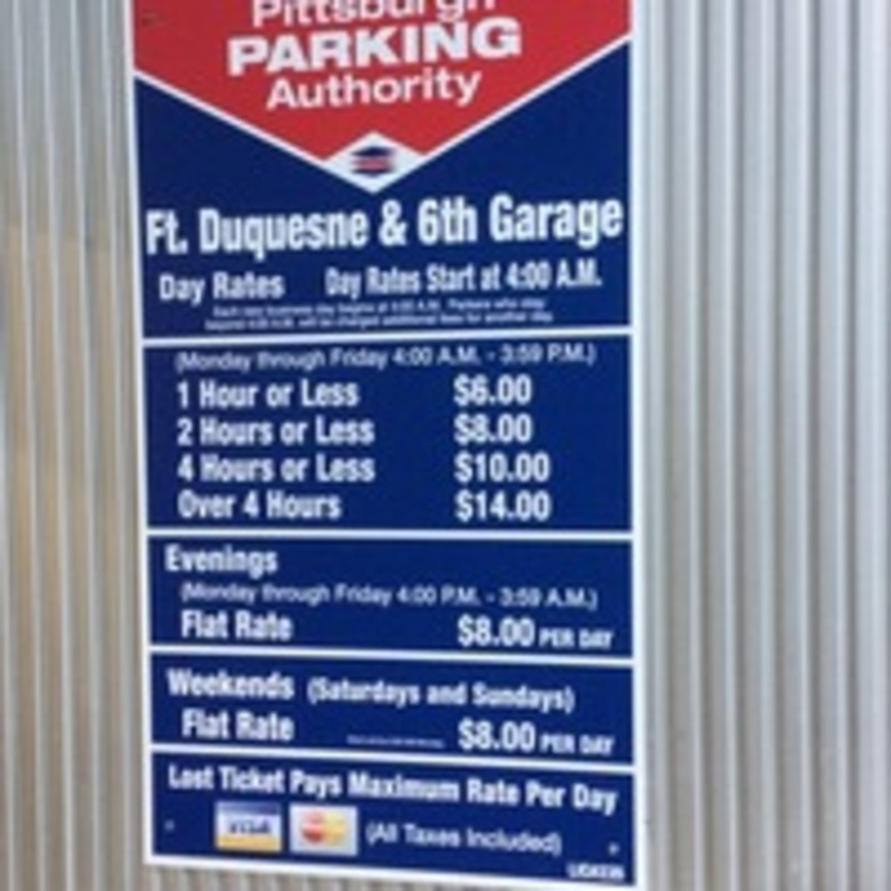 Street view of Fort Duquesne & Sixth