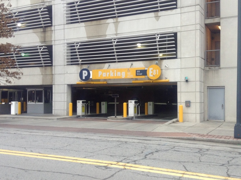 Street view of Technology Square Parking Deck