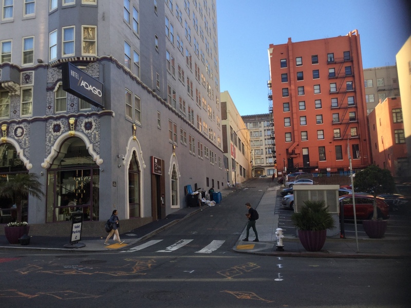 Street view of Hotel Adagio