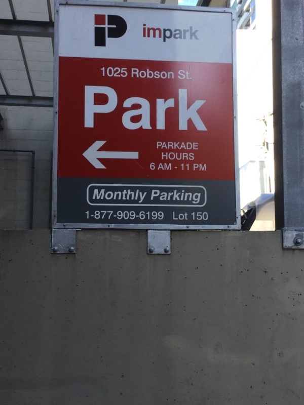 Street view of 1025 Robson Street - Lot #150