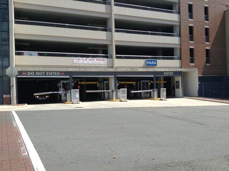 Street view of Hoffman Town Center Garage