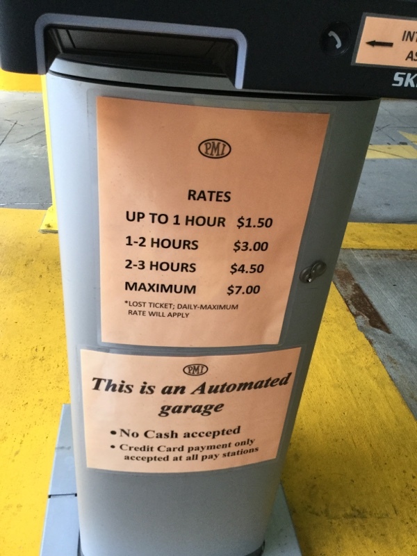 Street view of Hoffman Town Center Garage