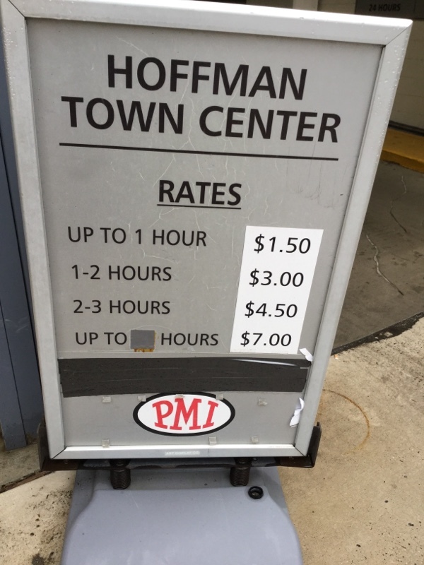 Street view of Hoffman Town Center Garage