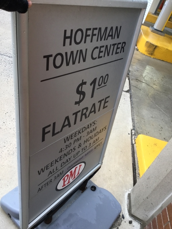 Street view of Hoffman Town Center Garage