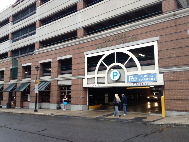 Street view of Elm Street Garage