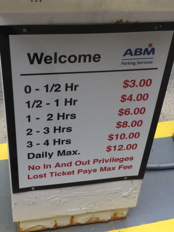 Street view of Exchange Place Garage