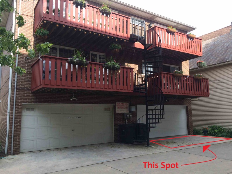 Street view of Private Lot Cubs Parking - Residence - No Door Dings