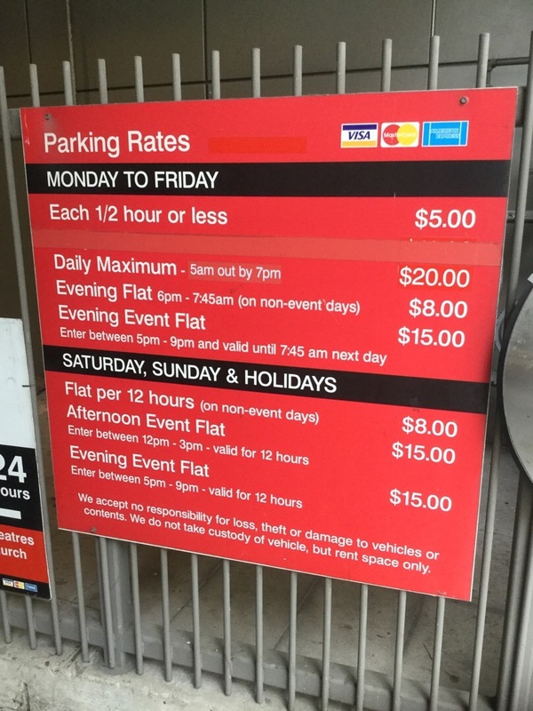 Street view of St. Michael's Hospital Parking