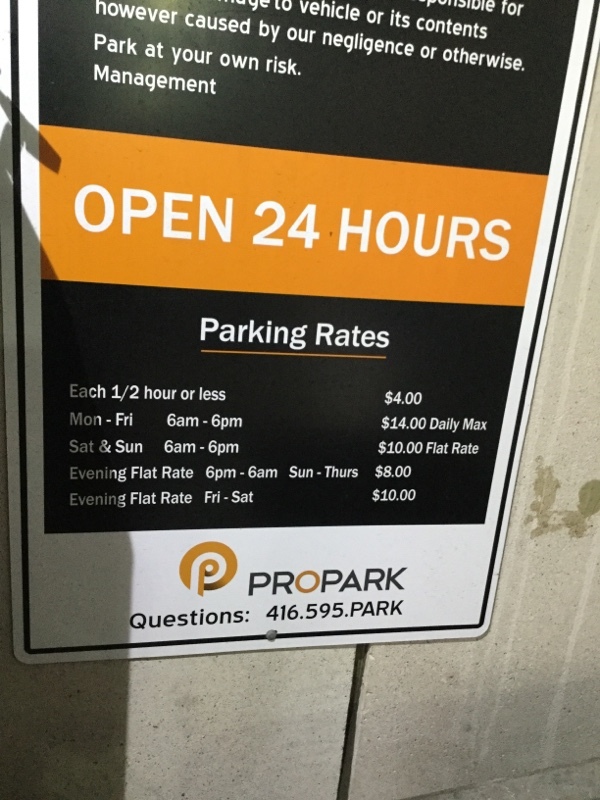 Street view of Richmond St W Garage