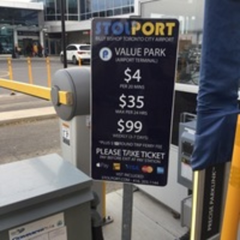 Street view of Billy Bishop Airport - P3 - Priority Park (Airport Terminal) Includes Ferry Fees