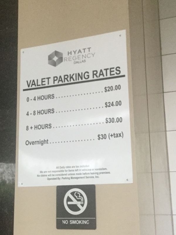 Street view of Hyatt Regency Dallas