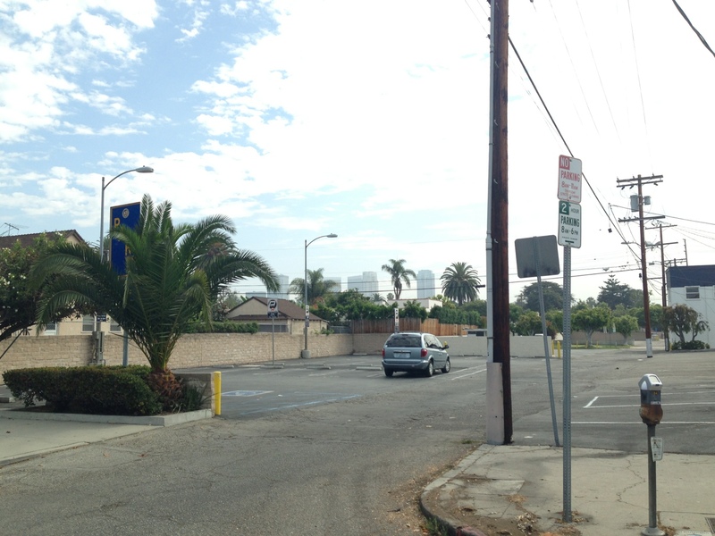Street view of Lot 685: Malcolm & Pico Parking Lot