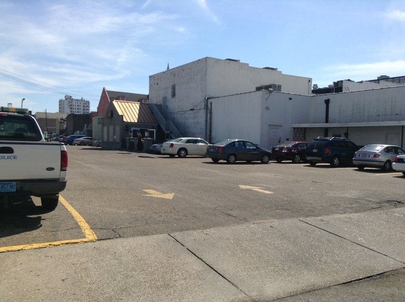 Street view of Police Lot