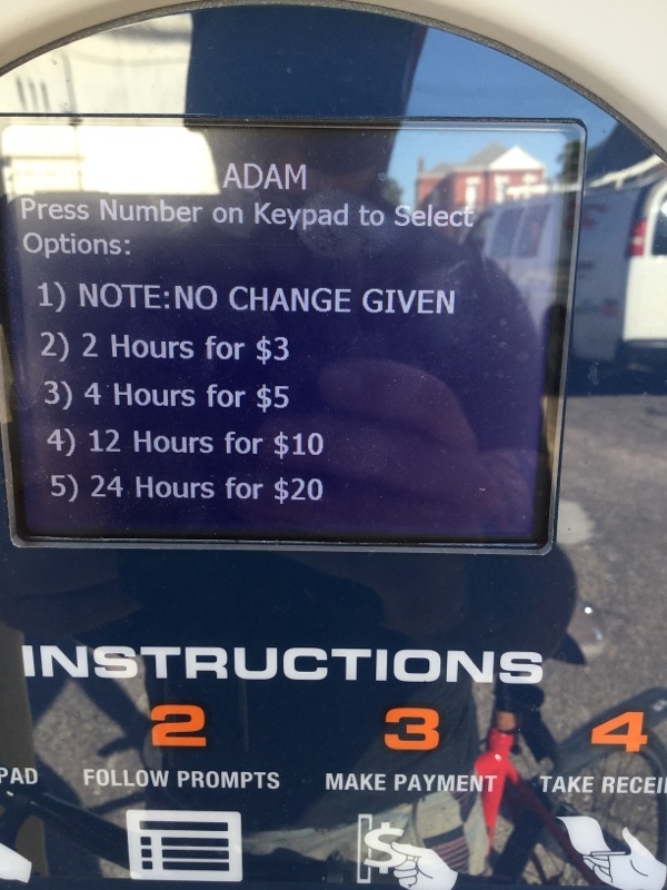 Street view of Police Lot