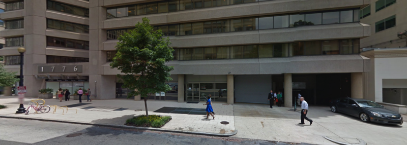Street view of 1776 G St. NW Garage