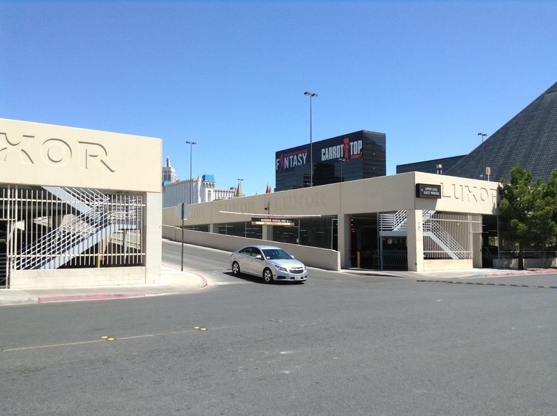 Street view of Luxor Hotel & Casino Garage