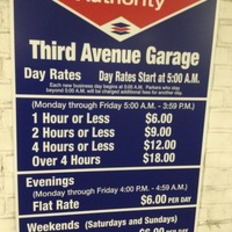 Street view of Third Avenue Garage