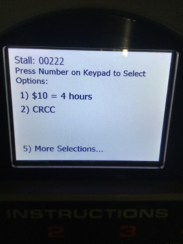 Street view of Student Center Parking Lot 22