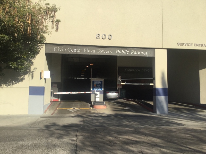 Street view of Civic Center Plaza Towers