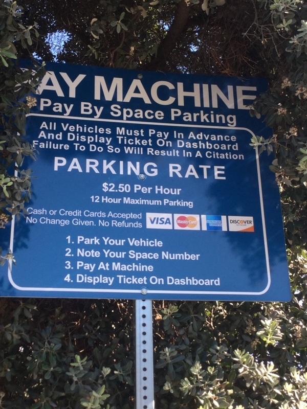 Street view of Downtown Parking Lot 27