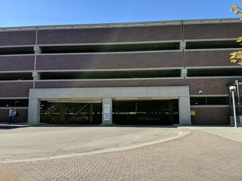 Street view of 7th Street Garage