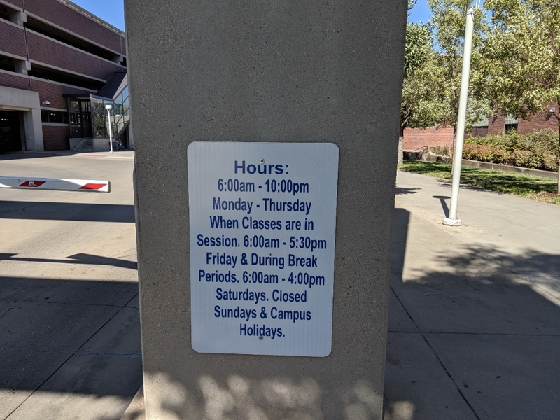 Street view of 7th Street Garage