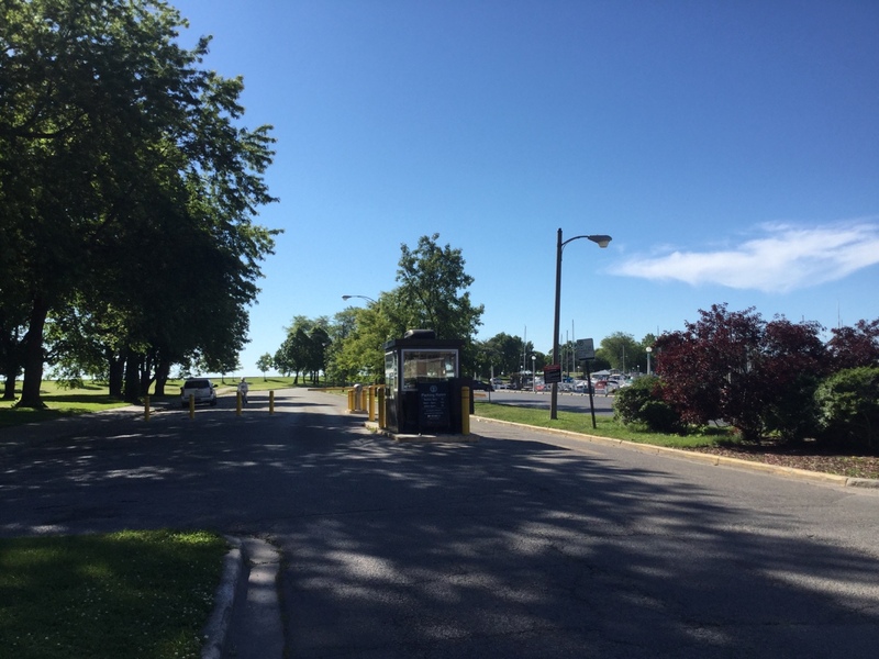 Street view of Belmont Harbor North Lot