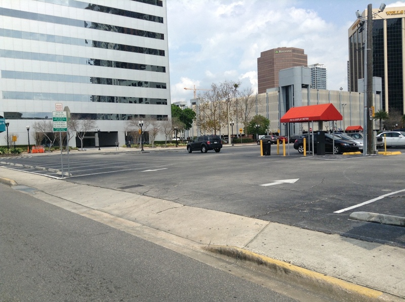 Street view of Garland Ave Lot