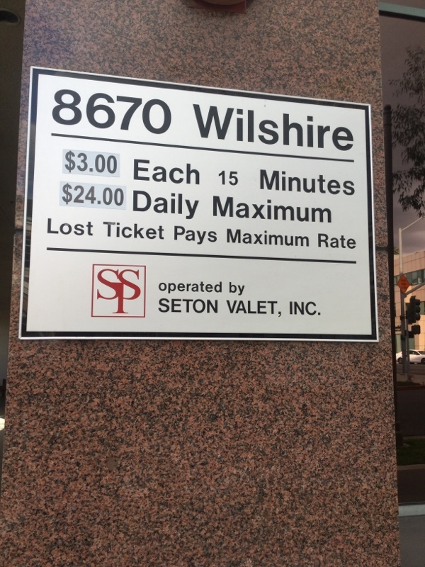 Street view of 8670 Wilshire