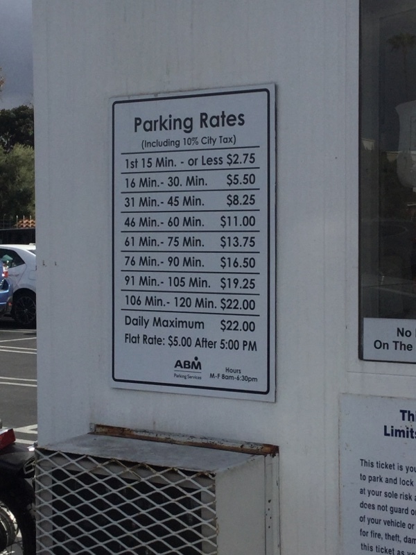 Street view of Wilshire Blvd Lot