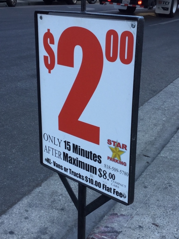 Street view of E 12th Street Parking Lot