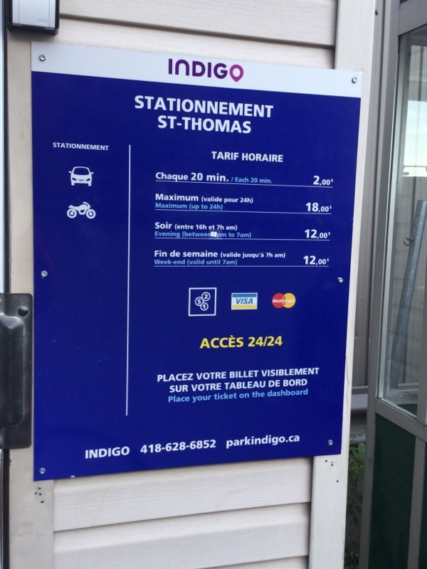 Street view of St-Thomas Lot