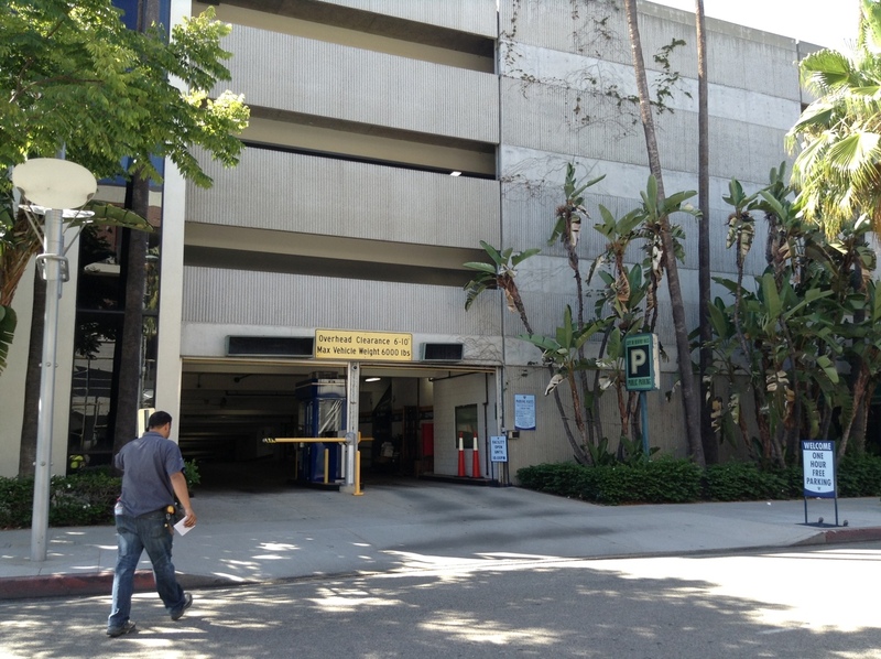 Street view of Dayton Way Parking Garage