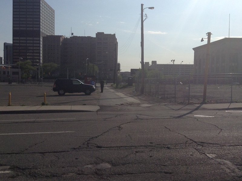 Street view of W Adams St Lot