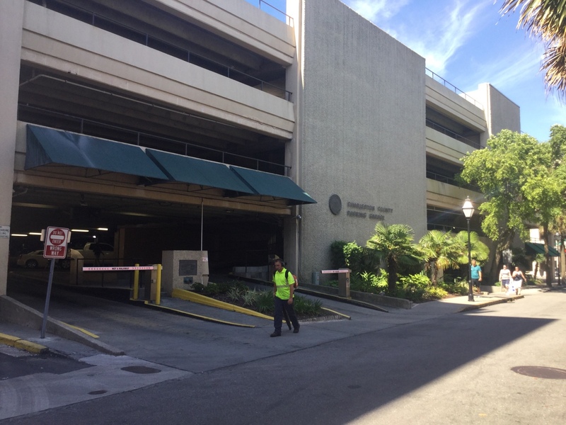 Street view of King & Queen St Parking Garage