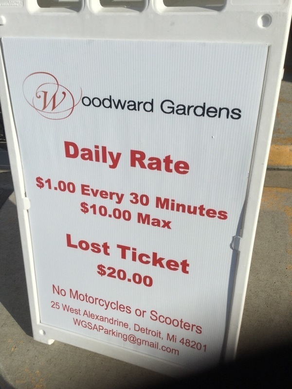 Street view of Woodward Gardens