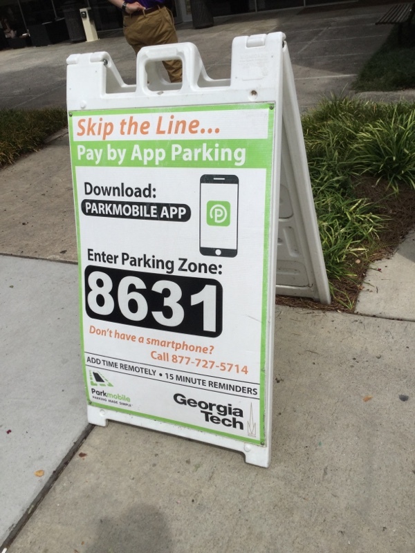 Street view of Visitors Area 2 - Ferst Dr./Student Ctr.