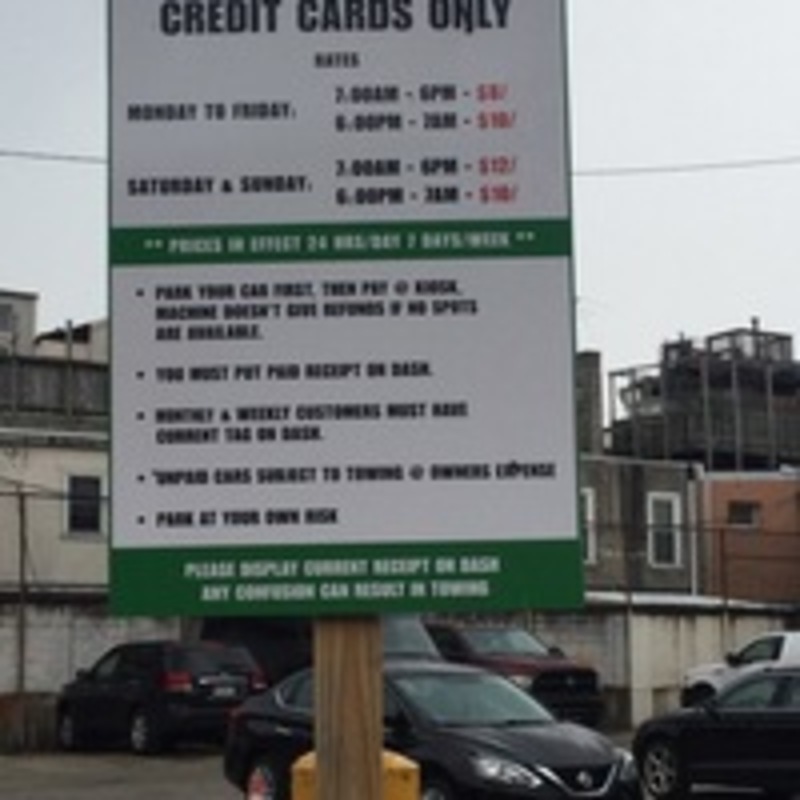 Street view of Italian Market Parking