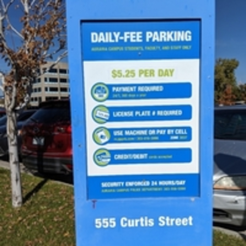 Street view of Fir Parking Lot