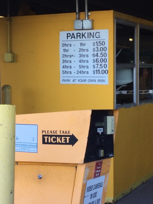 Street view of Marriot Parking Deck